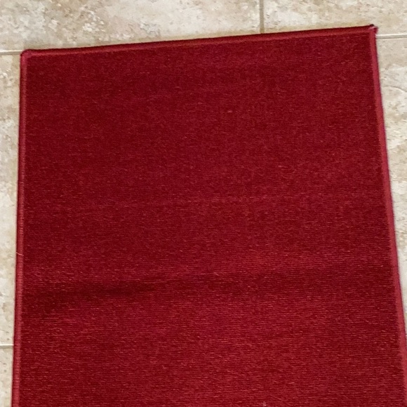 FINAL SALE PRICE Solid Rust Rug Runner - Picture 3 of 4